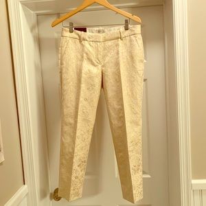 NEW JCrew Metallic City Pant